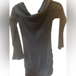 Elegant Gray Mini Dress